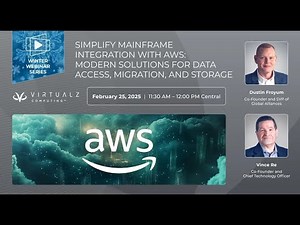 AWS: Simplify Mainframe Integration for Data Access, Migration, and Storage
