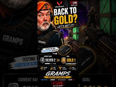Can Gramps Reach Gold? | Valorant LIVE (Vertical)