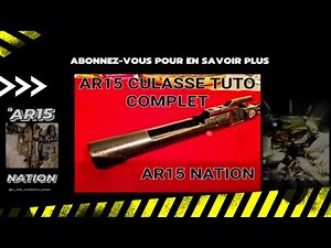 démontage facile culasse AR 15 (partie 1)#ar15nationtactical #armement #ar15news