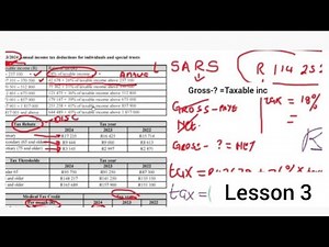 Mathematical Literacy grade 12 financial documents : reading the tax table