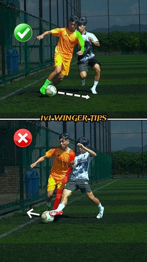 3.5M views · 22K reactions | 1v1 WINGER TIPS ⚽️. #football #footballskills #soccer #1v1football #wingertips @highlight | Vikash Hwbm | Facebook
