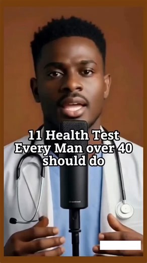 Men's Health & wellness on Instagram: "Here are 11 health tests every man over 40 should do Colorectal cancer screening Lungs cancer screening Diabetes screening Osteoporosis screening Prostate cancer screening Testicular screening Cholesterol screening Cardiac stress test Blood pressure check Eye examination Dental checkups Yeah, do these tests now and make sure you are healthy while hustling for your daily bread. Have any question? drop it in the comment section. And share this video with any 