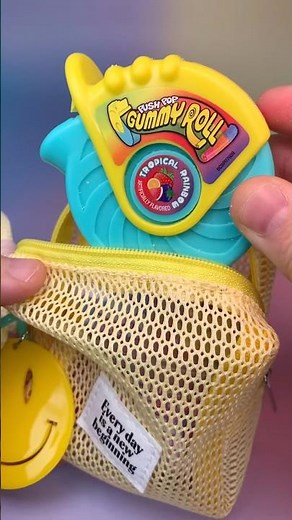 Push Pop Gummy Roll Miniature Snack Box Packing 🍬💝 Candy Jelly Chocolate ASMR Food Mukbang