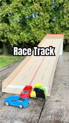 ✅AMAZING Cardboard Race Track for Hot Wheels #diy #shorts #project