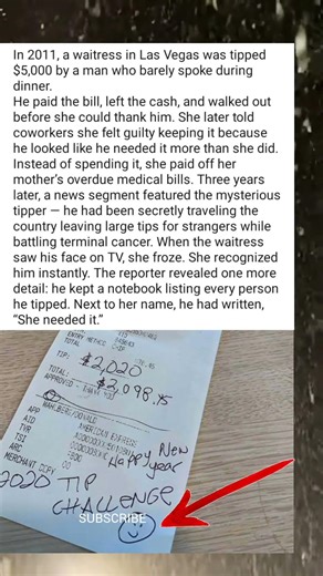 $5,000 and One Note.