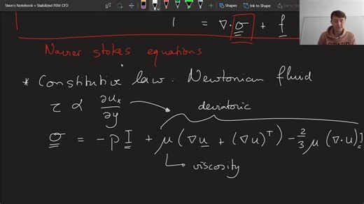 04 - Prototypical equations - Navier-Stokes equations
