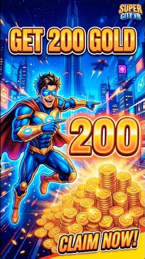 Do This to Farm 200 Gold EVERY DAY in Super City VR! 🤯💰