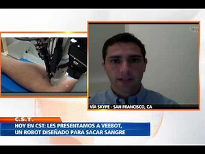 Veebot, el robot enfermero capaz de extraer sangre