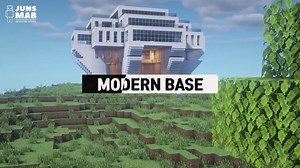 Minecraft --A real architect's building base in Minecraft tutorial _ Modern base #110 - video Dailymotion