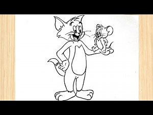 How to Draw Tom and Jerry | Tom and Jerry Drawing Tutorial | Cartoon Drawing for Kids