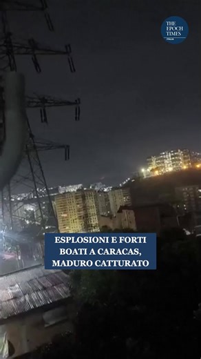 Il presidente venezuelano Nicolas Maduro è stato catturato, dopo che gli Stati Uniti hanno effettuato un “attacco su larga scala” contro il Paese, secondo quanto ha annunciato il presidente statunitense Donald Trump in un post sui social media. Maduro e sua moglie sono stati “catturati e trasferiti fuori dal Paese”, ha scritto Trump sul sito di social media Truth Social. Forti esplosioni hanno scosso Caracas nelle prime ore di sabato, dopo mesi di minacce di Trump contro Maduro. Il governo venez