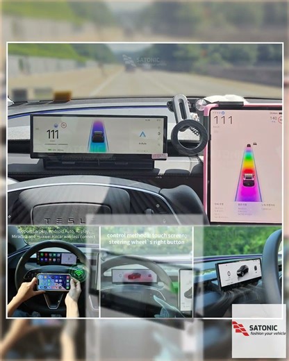 Tesla Model Y & 3 10.88″ CarPlay Dashboard Screen