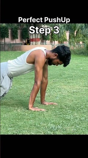 How to Do a Perfect Push-Up (Step-by-Step) 👍🏻 #shorts