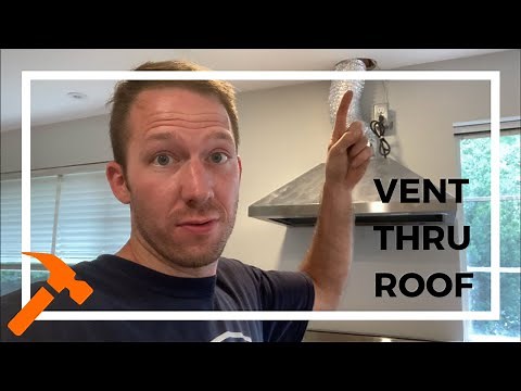 How To Vent Range through Roof Instead of through Wall