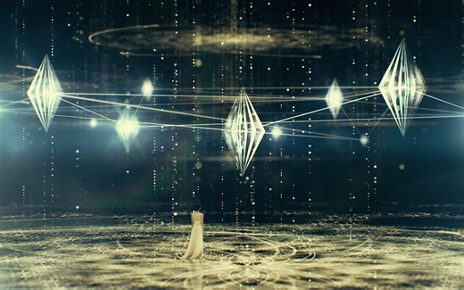 国外C4D与AE结合的粒子流体欣赏