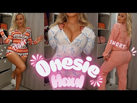 XMAS FITTED ONESIE HAUL | PART 2 😳🩵