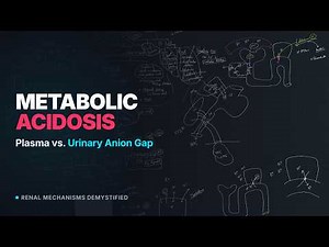 Visualizing Metabolic Acidosis - Plasma Anion Gap - Urinary Anion Gap (Urine Anion Gap) - DKA