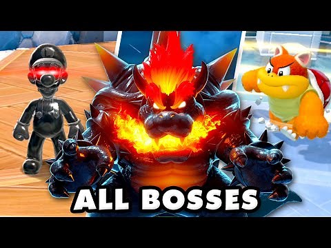 Bowser's Fury - All Bosses Gameplay!