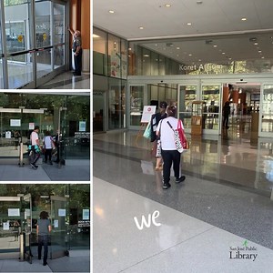 31 reactions | Our doors are officially open at the Dr. Martin Luther King, Jr. Library! We are so happy to see our floors filled with students and residents from the community. Head to sjpl.org/Reopening, for more info on visiting #KingLibrary or any of our 23 #SJPL branch locations. #RightToLibrary #DowntownSanJose D3 Office of Councilmember Raul Peralez | San Jose Public Library | Facebook