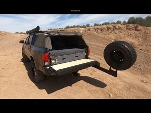 DIY Tacoma Bed Camping Set Up Tour