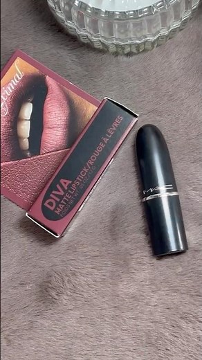 Luxury lipstick swatches for a week 7 / 7💄✨ Mac mini lipstick Diva 🫶🏻 #mac #lipstick #asmr #short