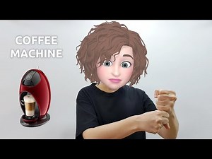 American Sign Language (ASL) Lesson: Coffee Machine