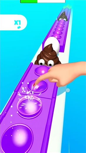 1% Luck 😳 Pop Run 3Dy #gameplay #shortsfeed #shorts #gaming #rdrmax