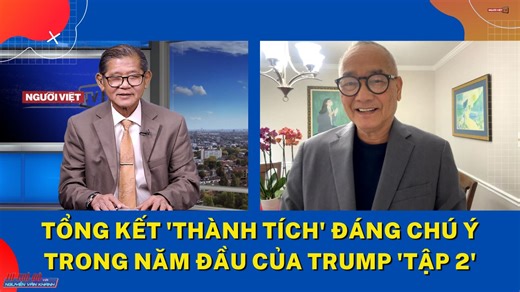 Tổng kết 'thành tích' đáng chú ý trong năm đầu của Trump 'tập 2' Năm 2025 kết thúc, đây là lúc xem lại "thành tích" của Tổng Thống Donald Trump trong năm đầu của nhiệm kỳ 2. #NgườiViệtOnline #tintứcthờisự Cập nhật tin tức nhanh nhất với chúng tôi/ Follow us on: Facebook: https://www.facebook.com/nguoivietdaily/ Youtube: https://www.youtube.com/user/NguoiVietOnline Ghi danh nhận email cập nhật tin tức hằng ngày: https://www.nguoi-viet.com/newsletter-sign-form/ Người Việt TV © 2020 - https://www.N