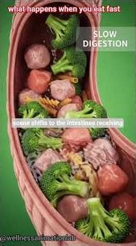 What Happens When You Eat Too Fast 😳🍽️#healtheducation #nutrition#health#shortsfeed#facts