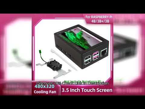 Raspberry Pi 3.5 Touch Screen 480*320 LCD TFT Display Optional ABS Metal Case Cooling Fan for Raspbe