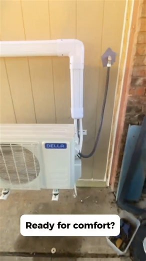 🪟🚫 Out with the Window AC... Raymond K. had never even heard of a mini split before, but now? He’s basically an obsessed install pro. 💪 ✅ Easy install ✅ Cool, quiet comfort ✅ YouTube-certified skills ✅ Anal-retentive perfection (his words, not ours 😄) ✅ Love at first breeze 💡 If you’ve got tools, YouTube, and a slightly sloped driveway (optional), you can do this too. Upgrade your home with a new mini split today and get dialed in! #della #DellaMiniSplit #dellaminisplit #minisplitinstallati