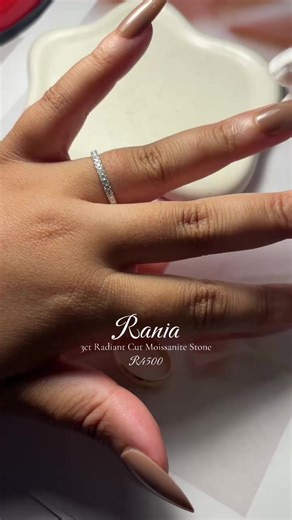 Rania 3ct Moissanite Stone Ring for Elegant Style