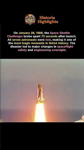 73 Seconds That Changed Space Exploration #Challenger #NASA