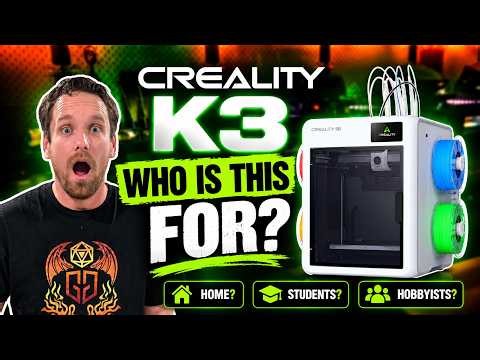 Creality K3: Who Is This Printer REALLY For?!