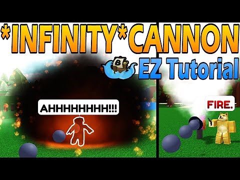 【Tutorial】EZ! Infinity Cannon Tutorial in Build A Boat For Treasure | Infinity Minigun