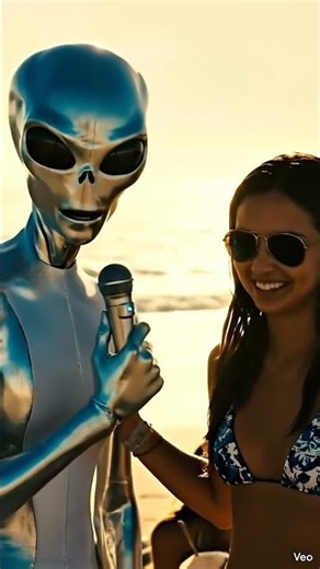 Alien Asks Girl 1 Question… She Gives 5 Surprising Answers 👽🌊🔥#alien