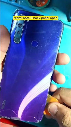redmi note 8 back panel open #reels #repair #problemfix #pfix #smartphone #phonerepair #redminote8