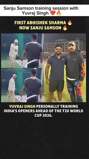 Sanju Samson training session with Youraj Singh ❤️‍🔥