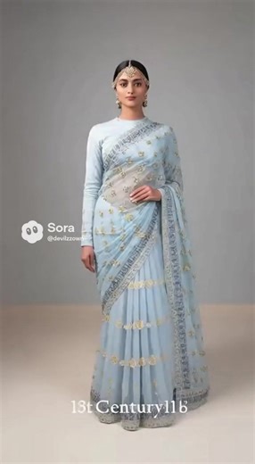 Women’s fashion last 2000 years. Time lapse! #timelapse #women #fashion #saree #fyp