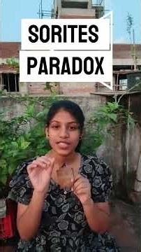 59/365 days| The Sorites Paradox Explained Simply