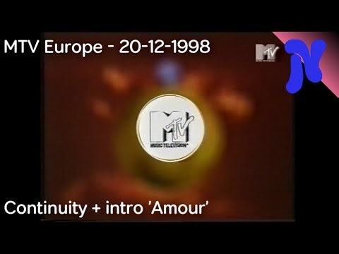 MTV Europe - Continuity + intro 'Amour' (20-12-1998)
