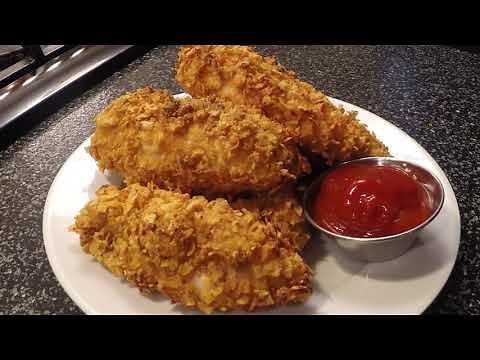 Crunchy Corn Flakes Chicken Tenders