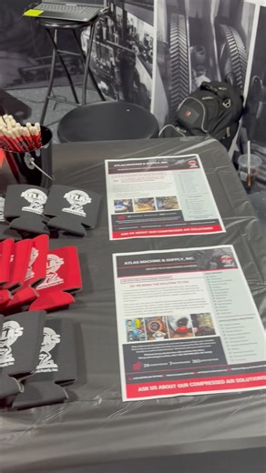 Our booth is ready for “Atlas Night” at the Breckinridge County Fair! Come visit us! | ATLAS Machine & Supply, Inc.