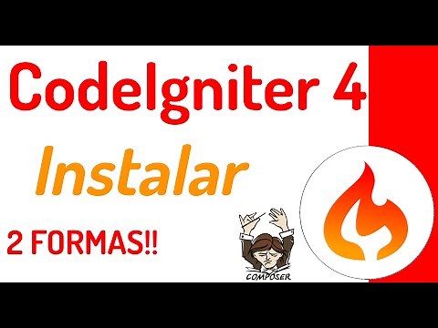 🔥 Instalar CodeIgniter 4: Dos maneras: Manual y por composer #2