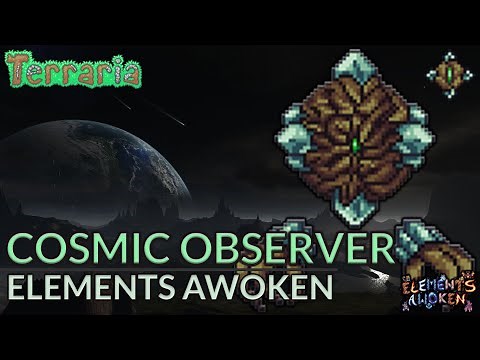 Cosmic Observer - Space Mini-Boss | Terraria Elements Awoken Mod Boss Guide