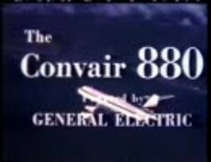 デルタ航空 コンベアCV880 プロモーション映像