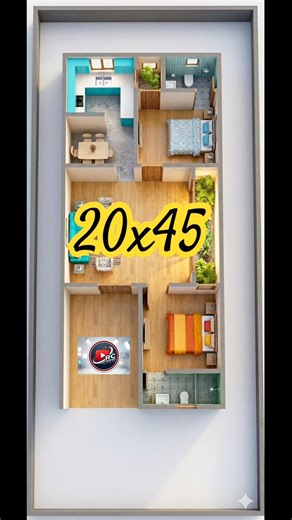 20 x 45 home plan | @Your_dreaM_house0915