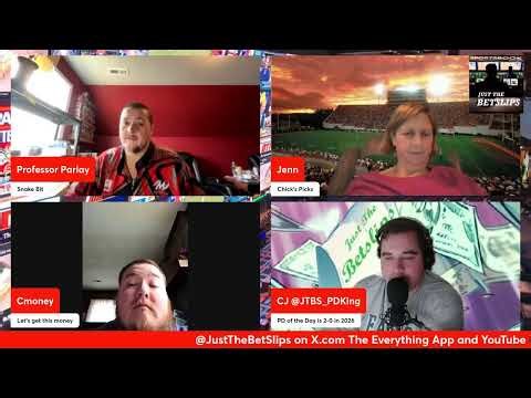 Just The BetSlips 1.3.2026 @FansFirstSN #GamblingX #NFL #NBA #Week18