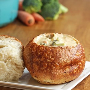 One-Pot Broccoli Cheddar Soup Recipe by Tasty